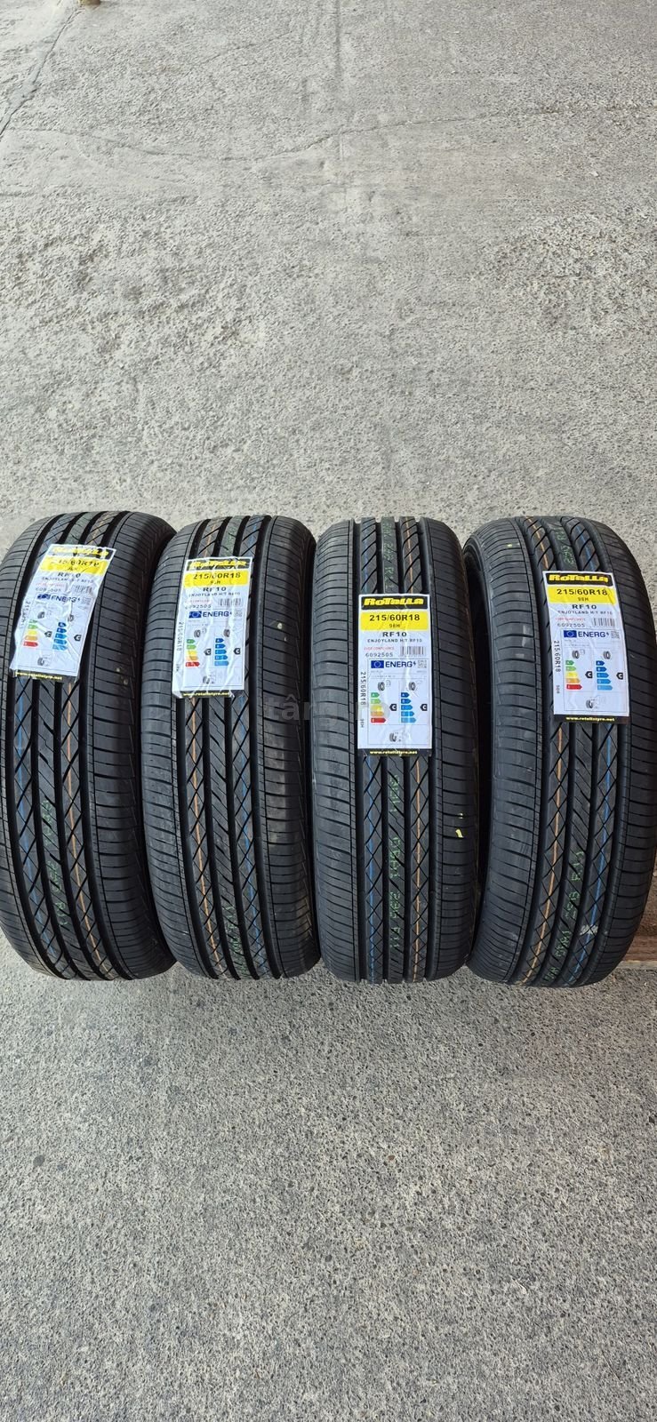 4 anvelope vara noi Rotalla 215/60/18,dot 2025 Pretul este pe bucata.