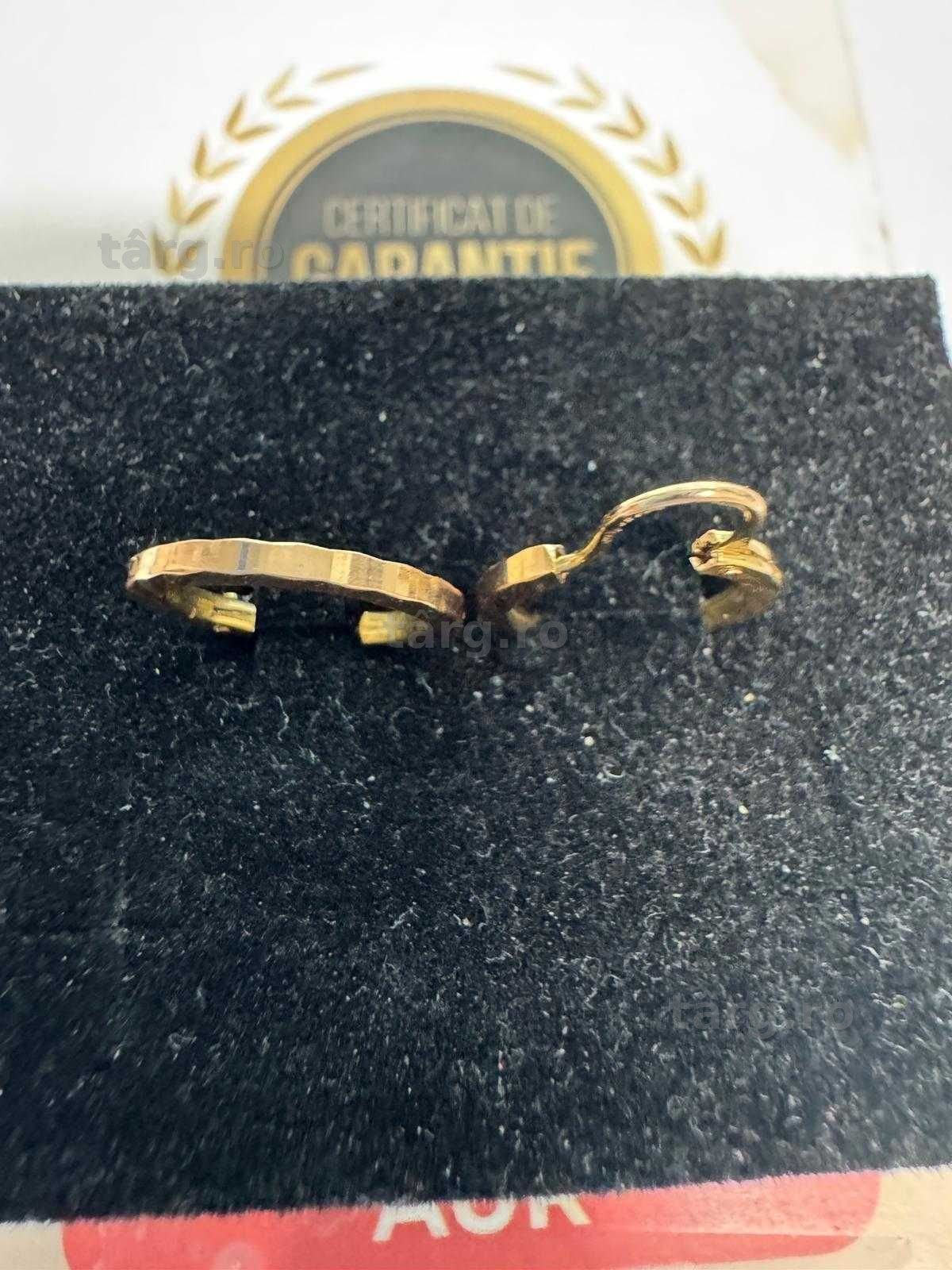 Cercei din aur 14k (70122.1/ 10 Pacurari 1) garantie 2 ani! 4