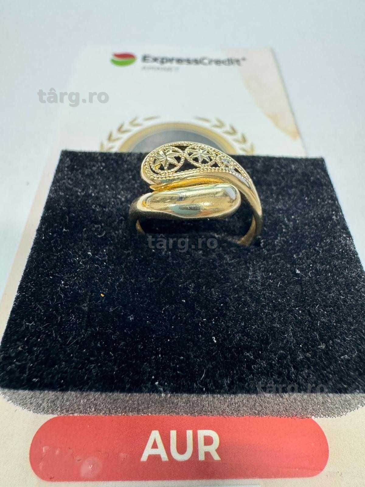Inel din aur 14k (69728.2/ 10 Pacurari 1) garantie 2 ani! 2
