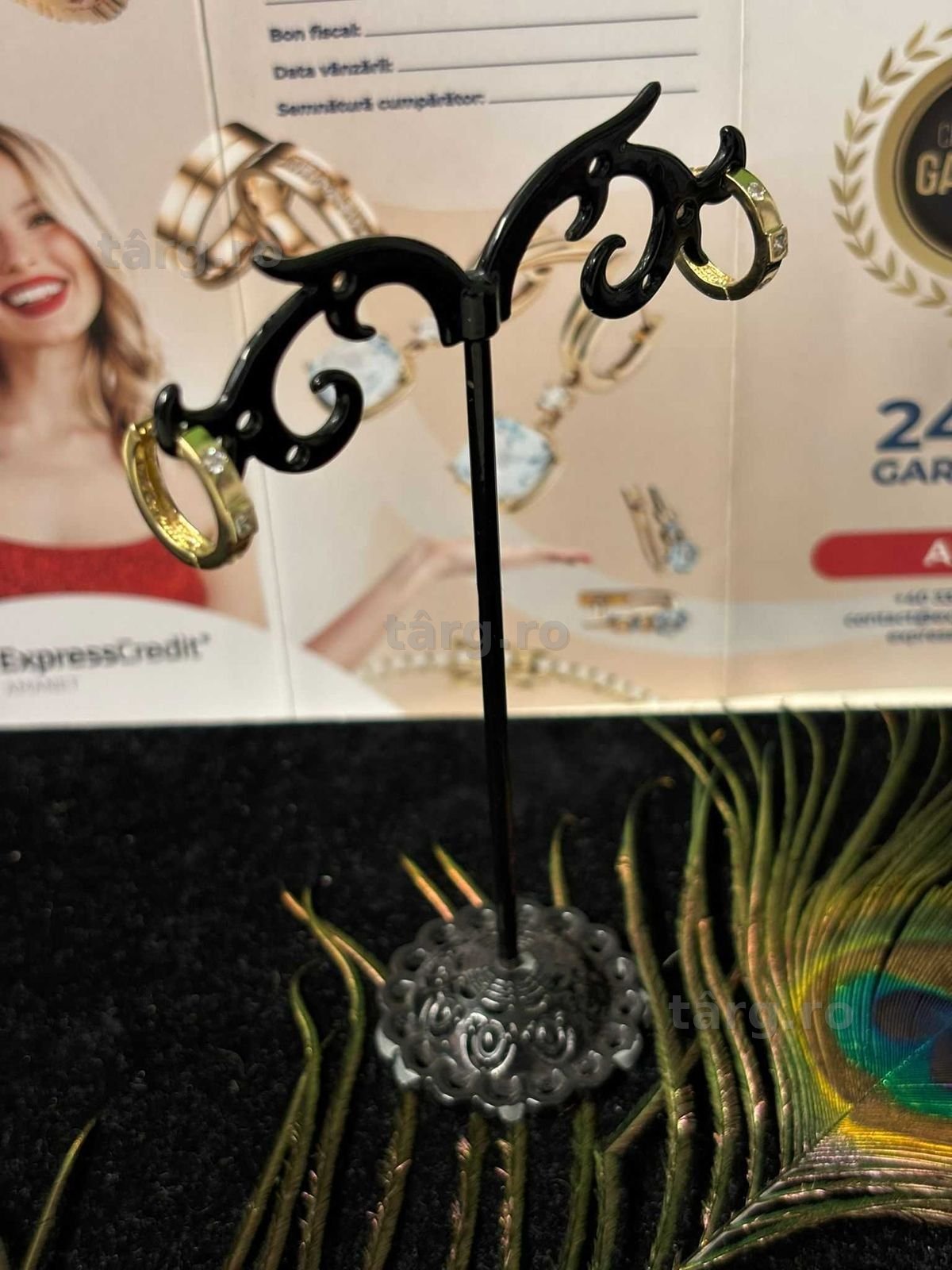 Cercei aur 14k 2.44g (B.60350.2-Tatarasi) Garantie 2 ani-1160 lei 6
