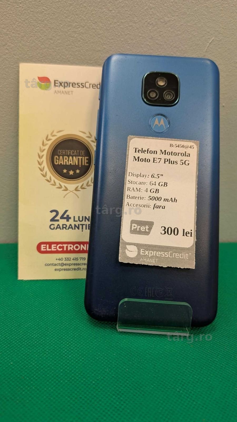 Telefon Motorola Moto E7 Plus 4G (AG45 B.5450) GARANTIE 24 Luni 2