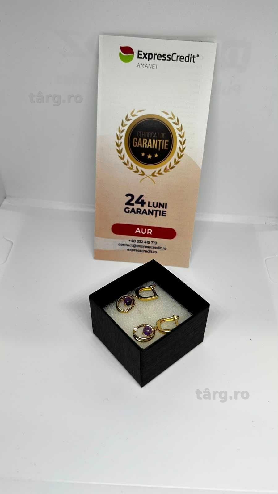 Cercei Aur 14K 4.08gr (AG4 Dacia B.52470.3) - Garantie 2 ani! 2