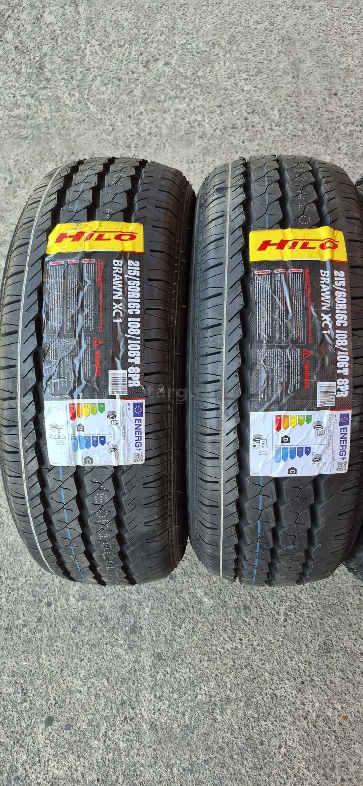 4 anvelope M+S noi Hilo 215/60/16C,dot 2024.Pretul este pe bucata. 2