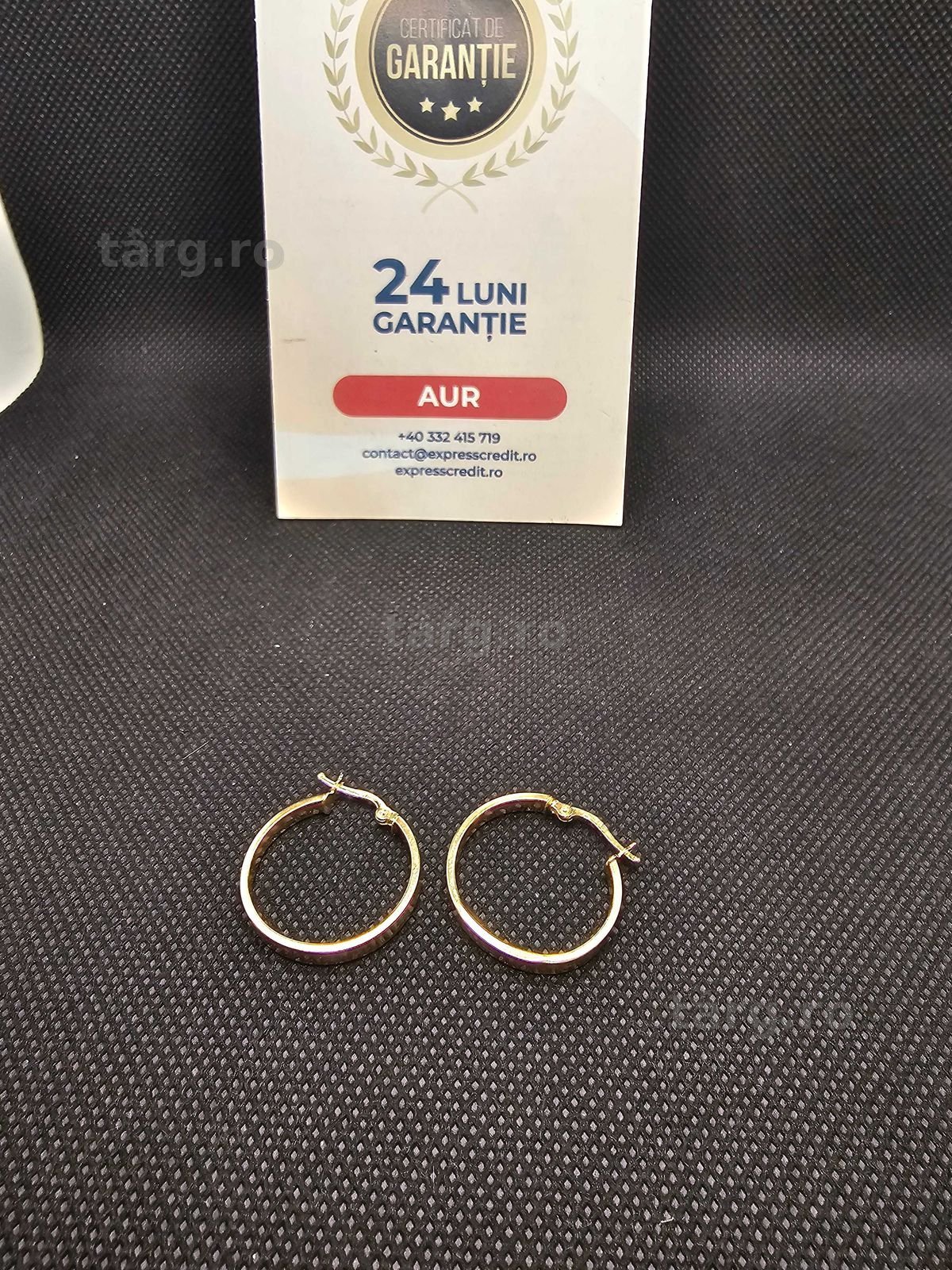 Cercei aur 14K 1.76g (50137 AG 11 Piata Nicolina) 2 ani garantie!