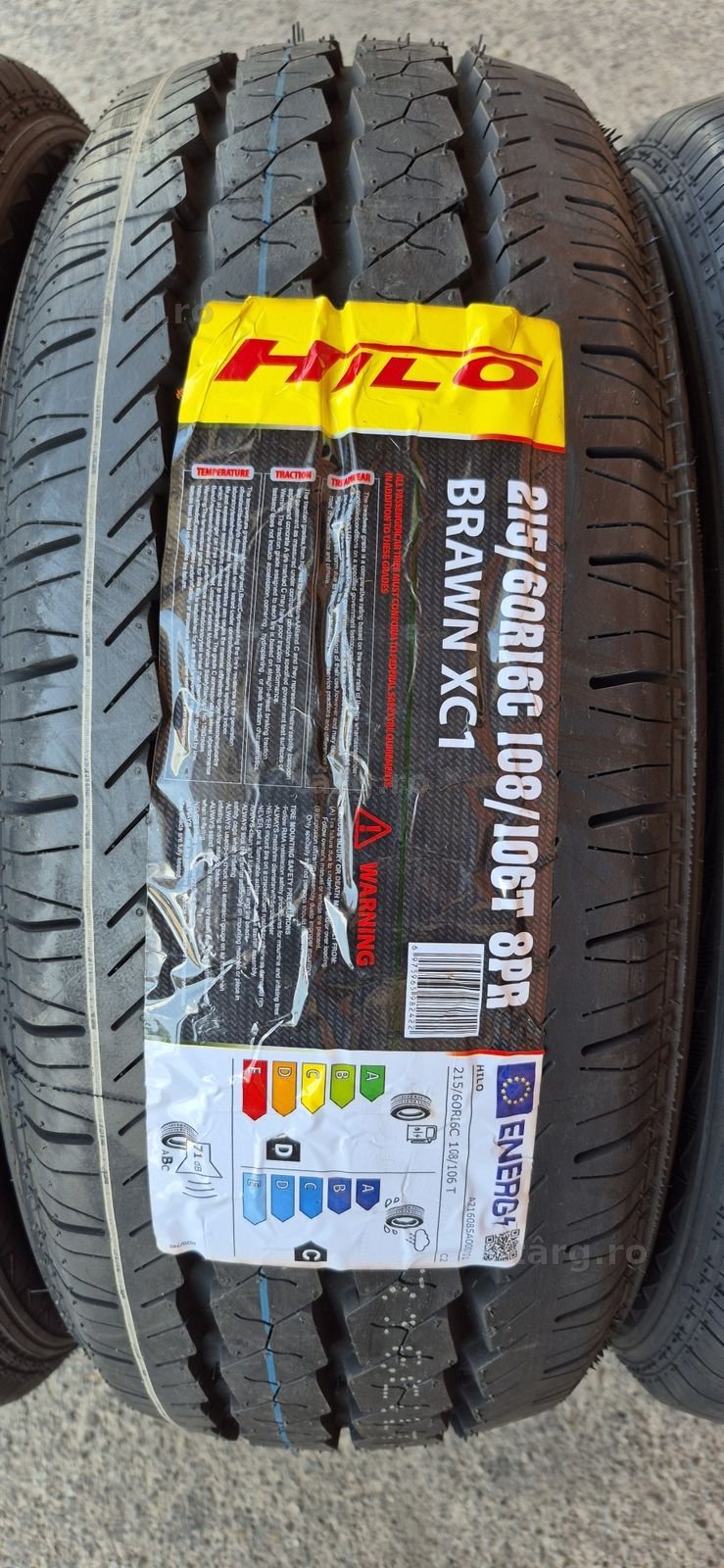 4 anvelope M+S noi Hilo 215/60/16C,dot 2024.Pretul este pe bucata. 3