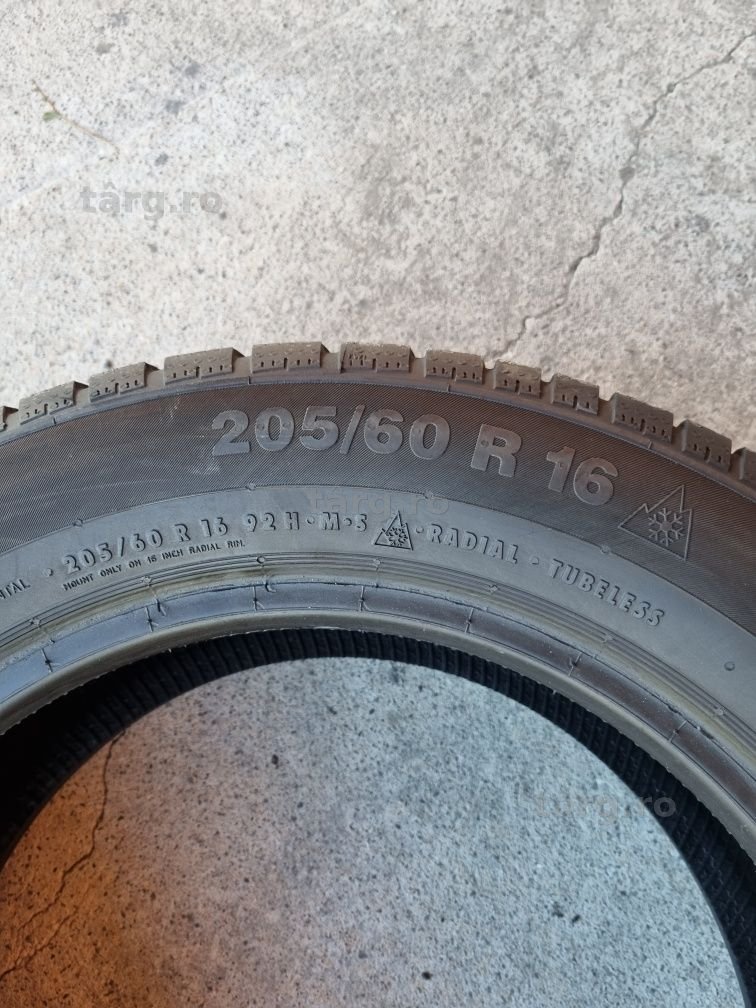 4 anvelope iarna ca si noi RUNFLAT CONTINENTAL 205/60/16 dot 2019 5