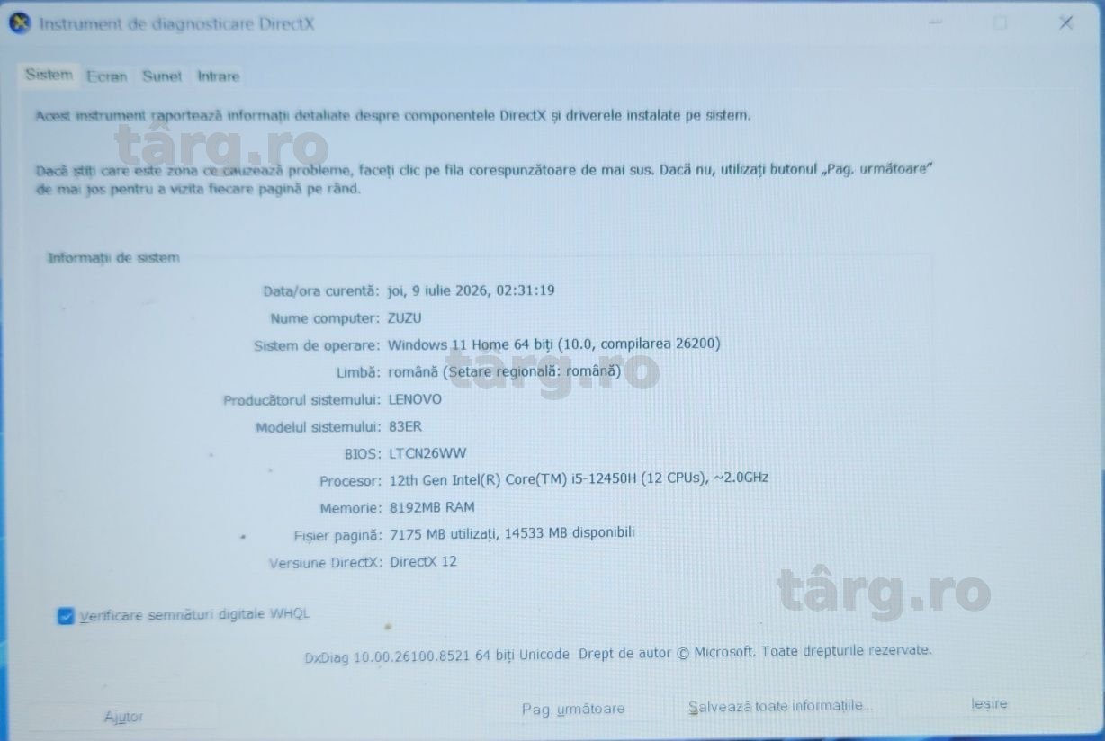 Hope Amanet P11 - Lenovo Ideapad Slim 3 / intel i5-12450H / SSD 512GB / 8GB RAM/Garantie/ 74389 4