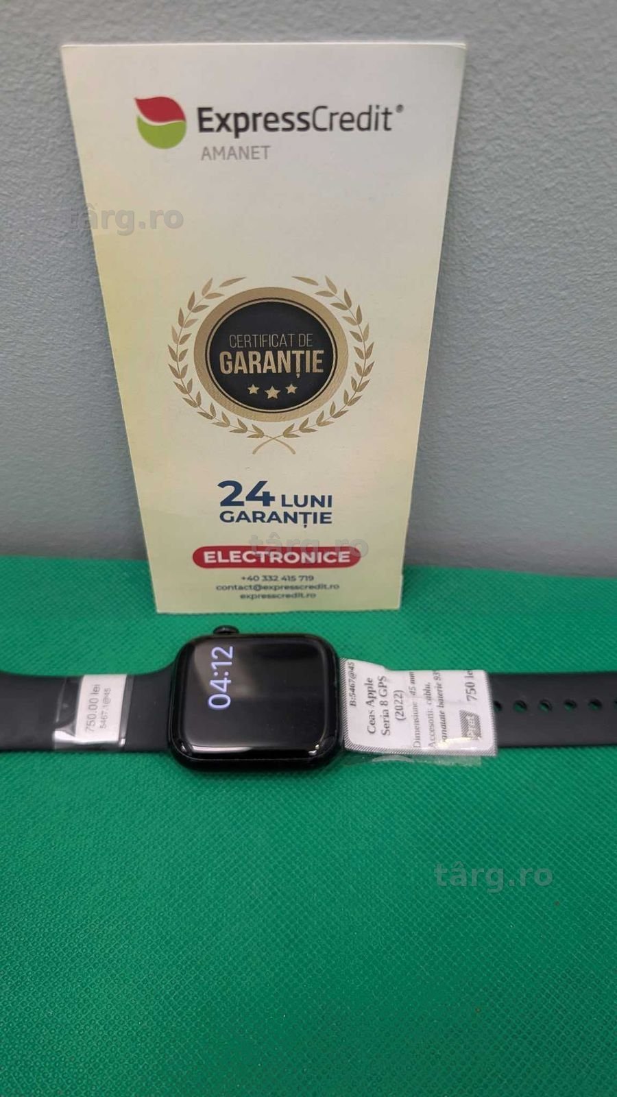 Applewatch Seria 8GPS (AG45 B.5467) GARANTIE 24 LUNI