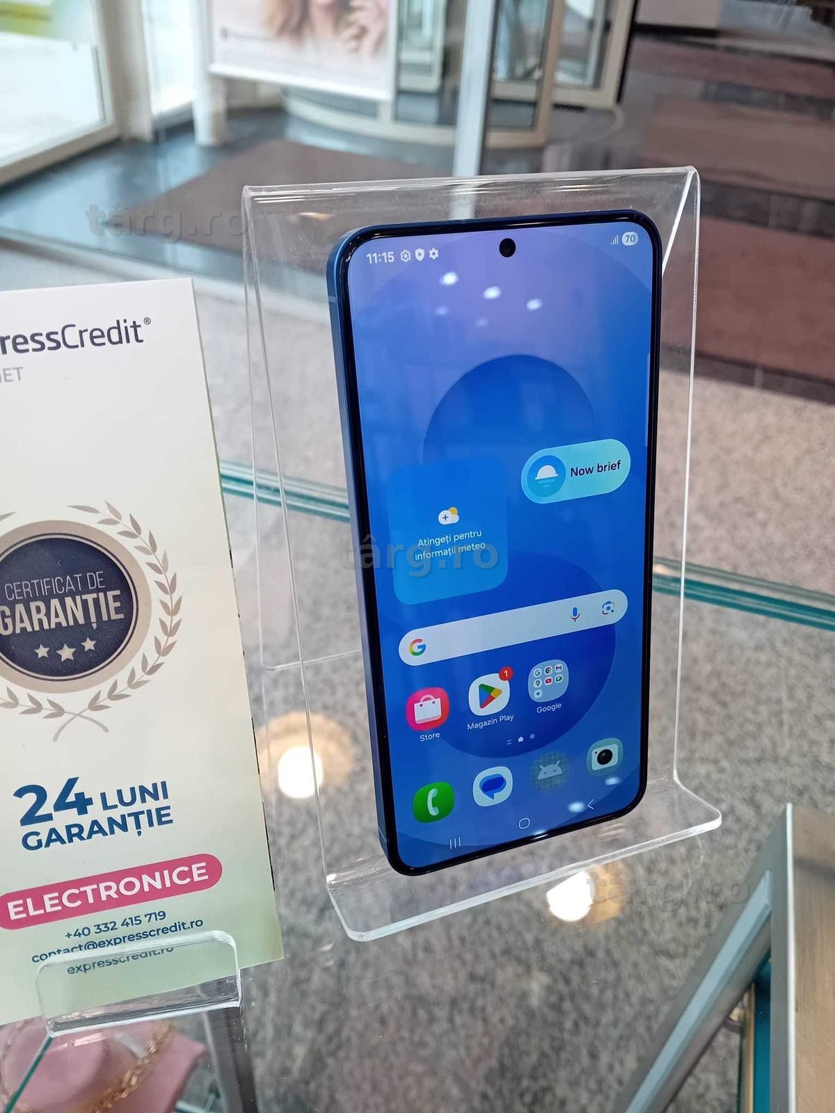 Samsung S25 12/128Gb 100%(42c.) 10/10 (Iulius Mall)(B-324) Garantie 2 ani!