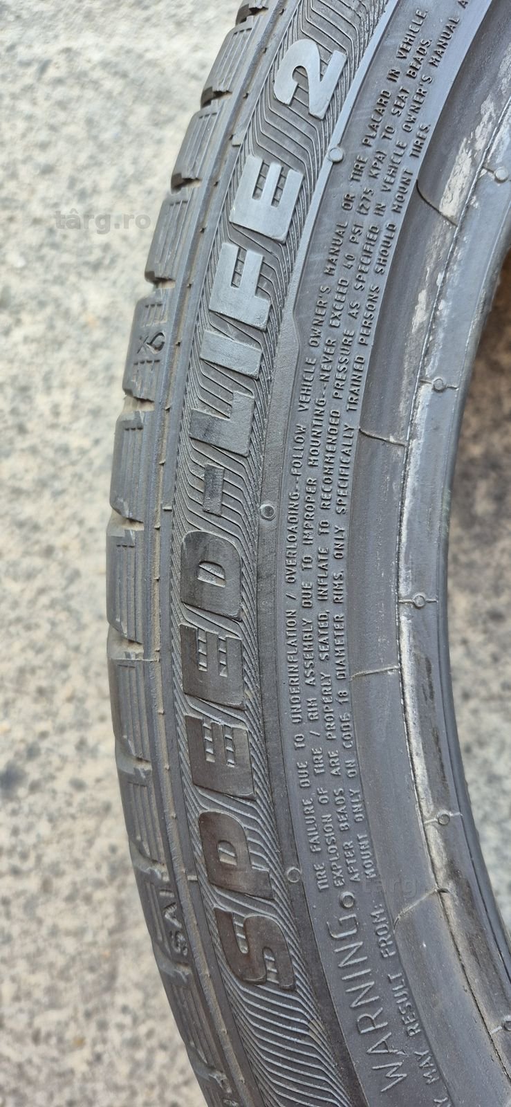 4 anvelope vara ca noi Semperit,fata 225/40/18,spate 255/35/18.Pretul este pe bucata. 4