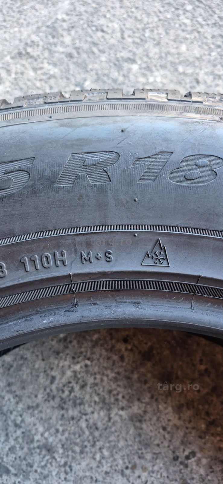4 anvelope iarna Pirelli 235/65/18,dot 2020.Pretul este pe bucata 7
