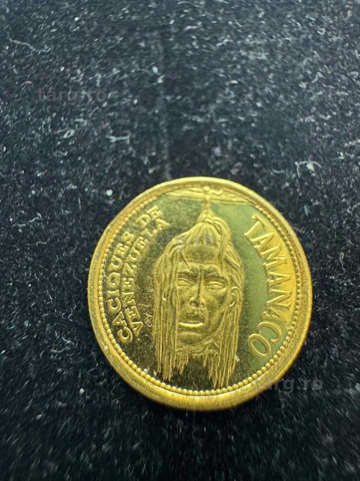 Moneda din aur 21k (70293.1/ 10 Pacurari 1) garantie 2 ani! 3