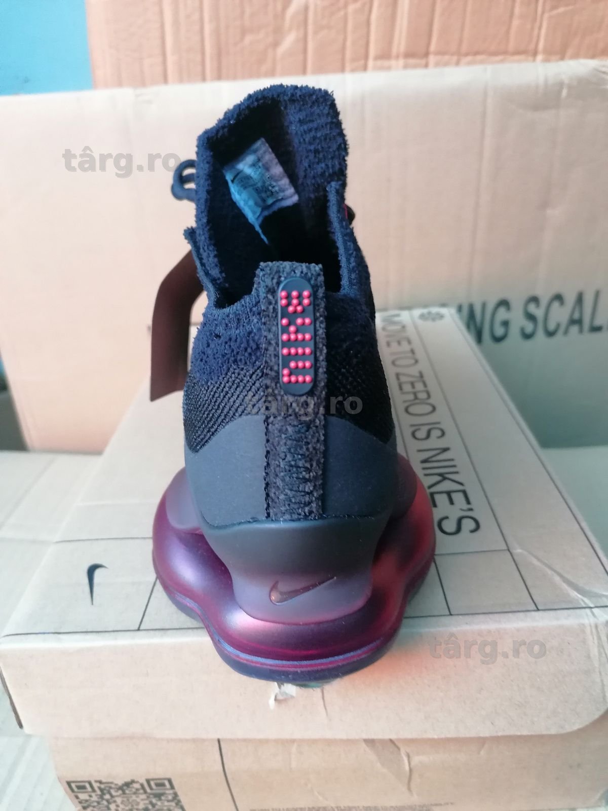 Nike air max Scorpion FK Black university  red 8