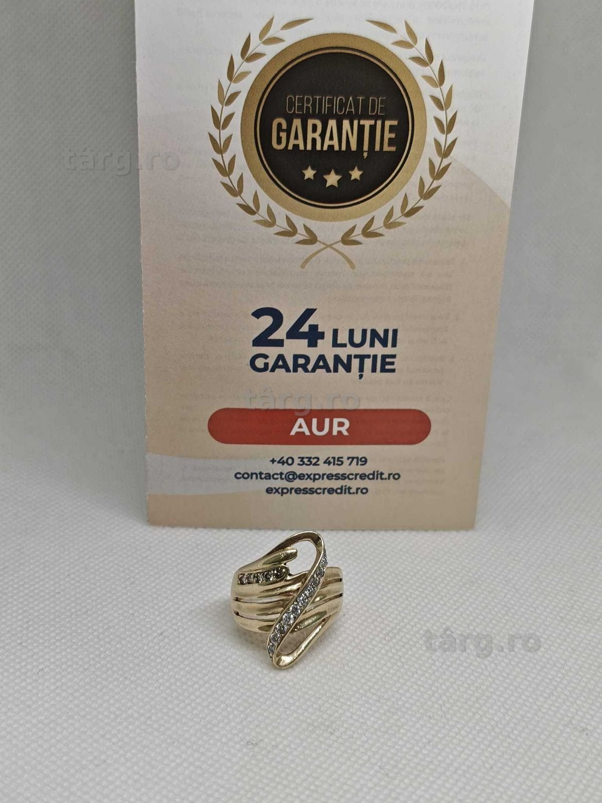 Inel din aur de 14K 5.46gr (Ag43 Falticeni B4119.1) Garantie/Factura