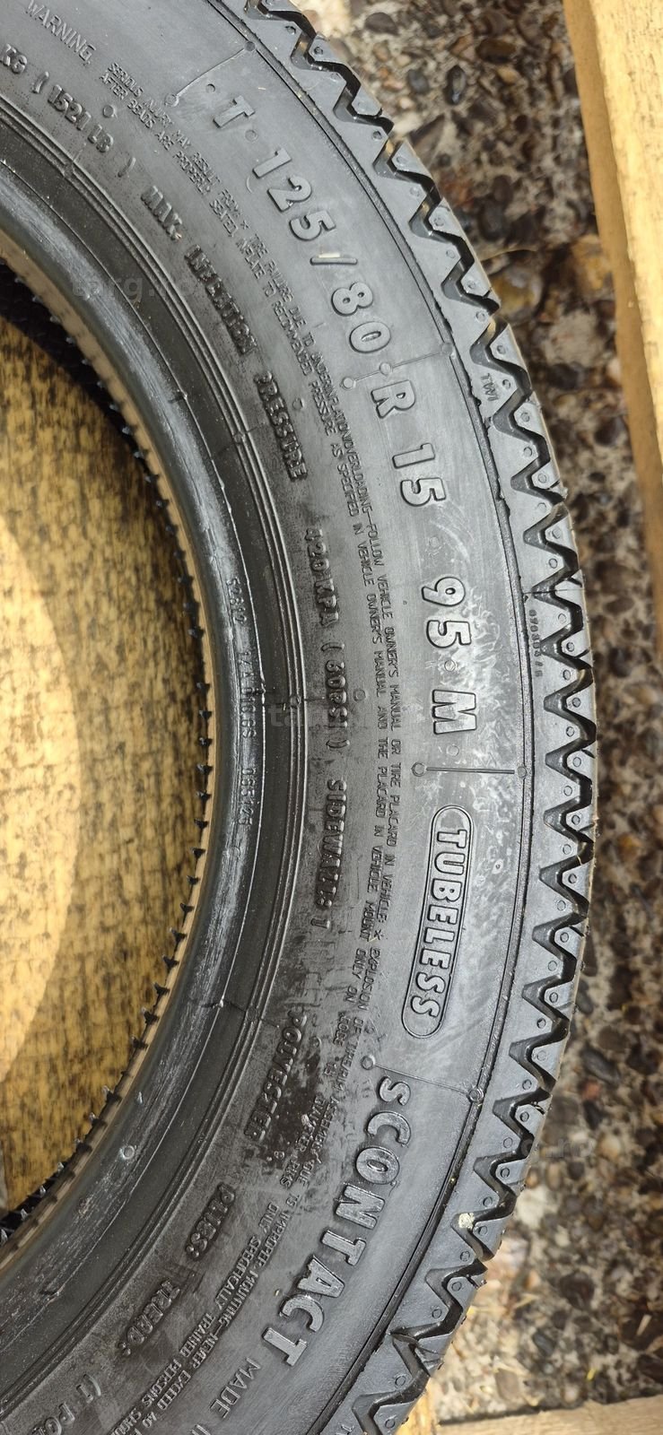 O anvelopa vara noua Continental 125/80R15,dot 2020. 5