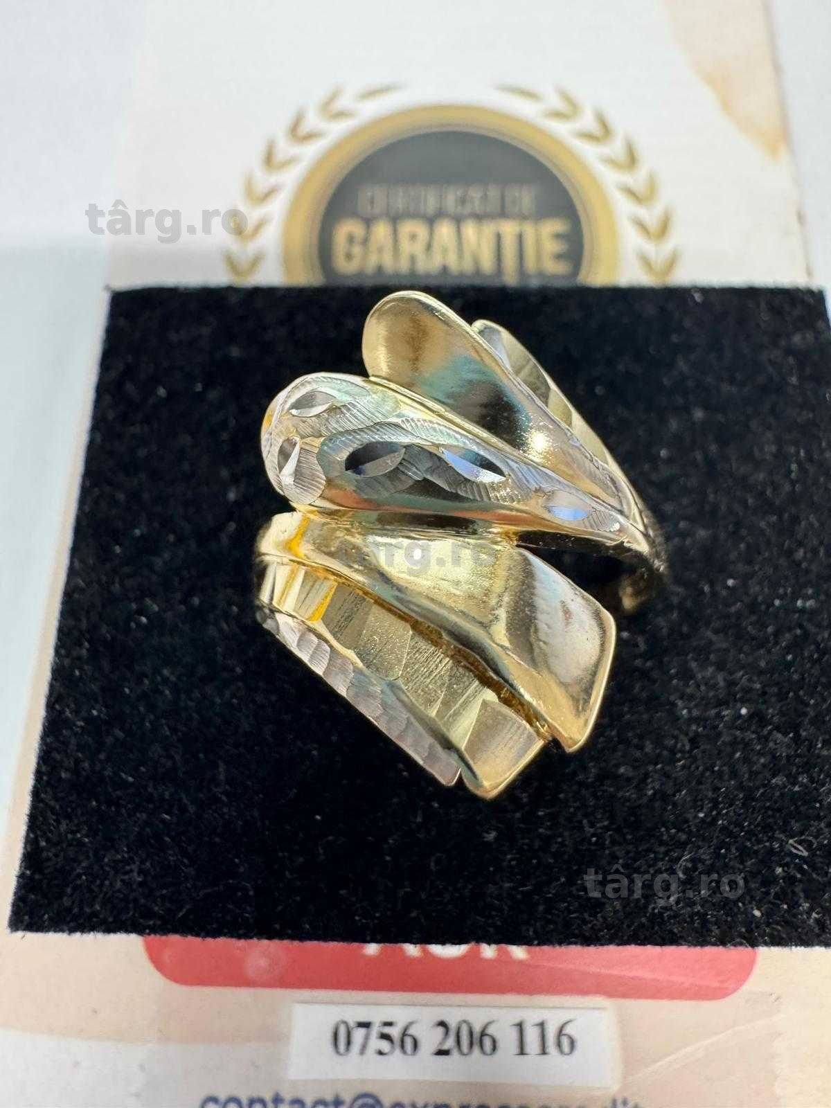 Inel din aur 14k (69786.2/ 10 Pacurari 1) garantie 2 ani! 3