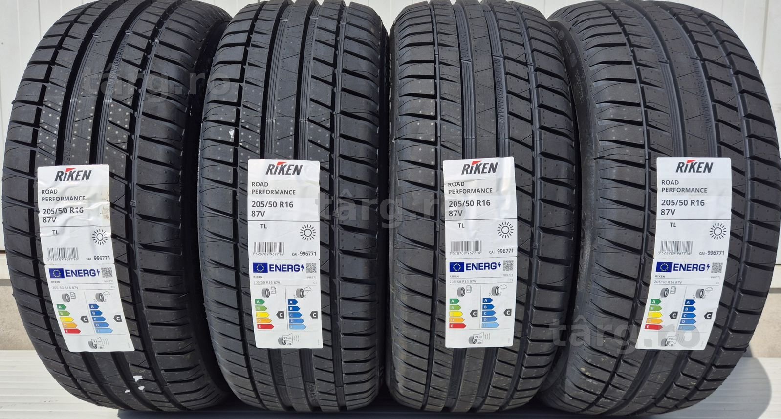 205/50 R16, 87V,RIKEN (By Michelin) RoadPerformance, Anvelope de vara