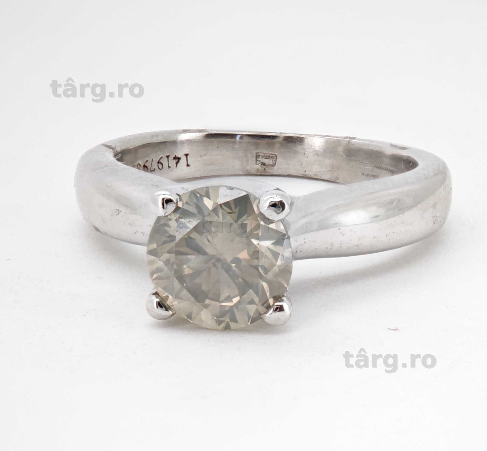 Inel 18k diamant natural 1.31ct 5,36gr