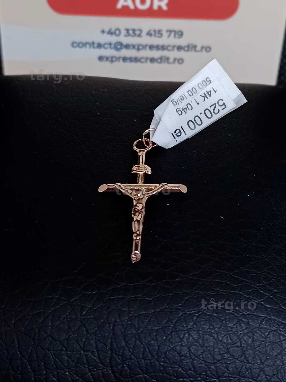 Medalion aur 14k 1.04g (B.25100 AG31 Barboi) Garantie 2 ani! 2