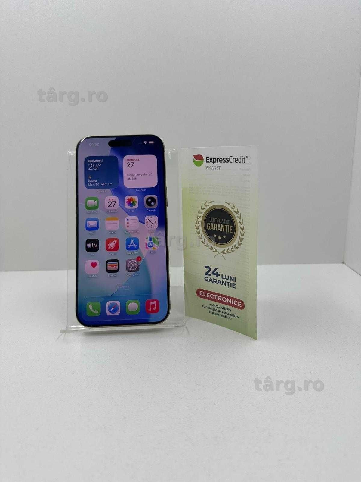 Iphone 16 PRO MAX (Ag25 Belvedere B.42962) Garantie 2 ani!