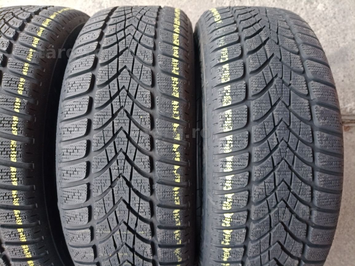 4 anvelope Runflat de iarna ca noi Dunlop 215/55 R18 dot 1119/2517 3