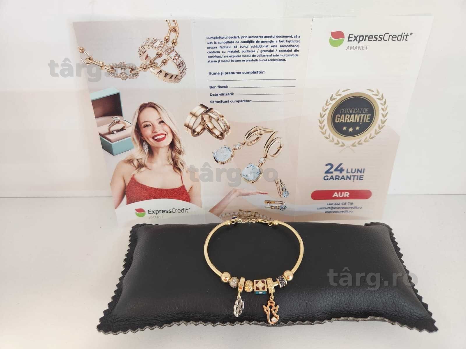 Bratara aur 14k 10.65gr [B.68155.2 Ag2 Tudor] Garantie 2 ani! 5