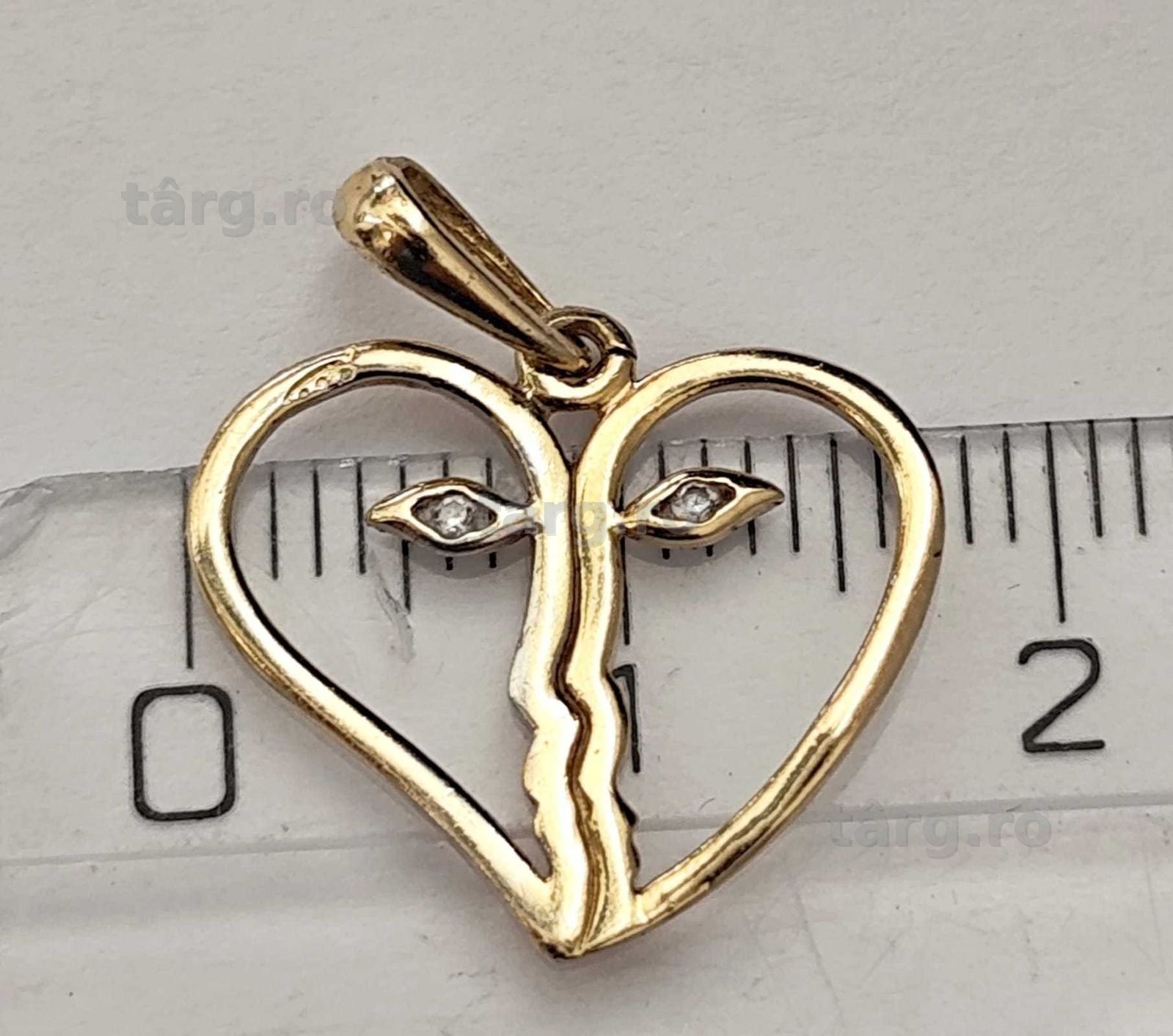 Pandantiv aur 14K 0.80gr (AG35 B 35194.1) Garantie 2 ani ! 3