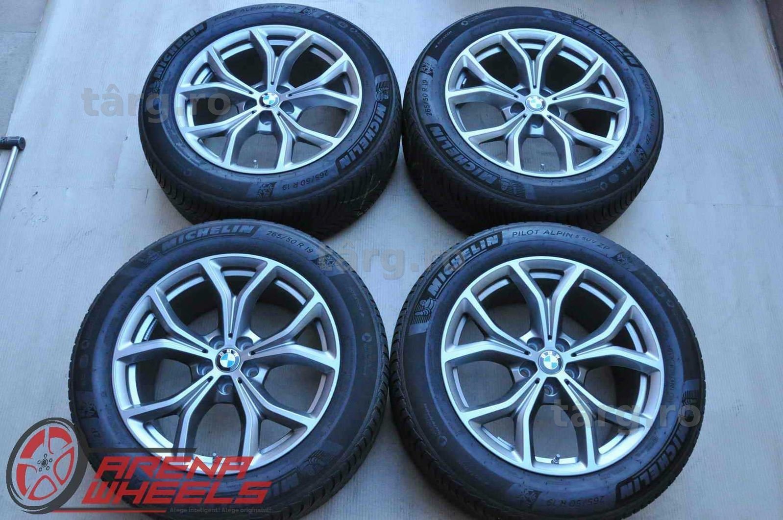 Roti Iarna 19 inch BMW X5 G05 X6 G06 Michelin 265/50 R19 Runflat