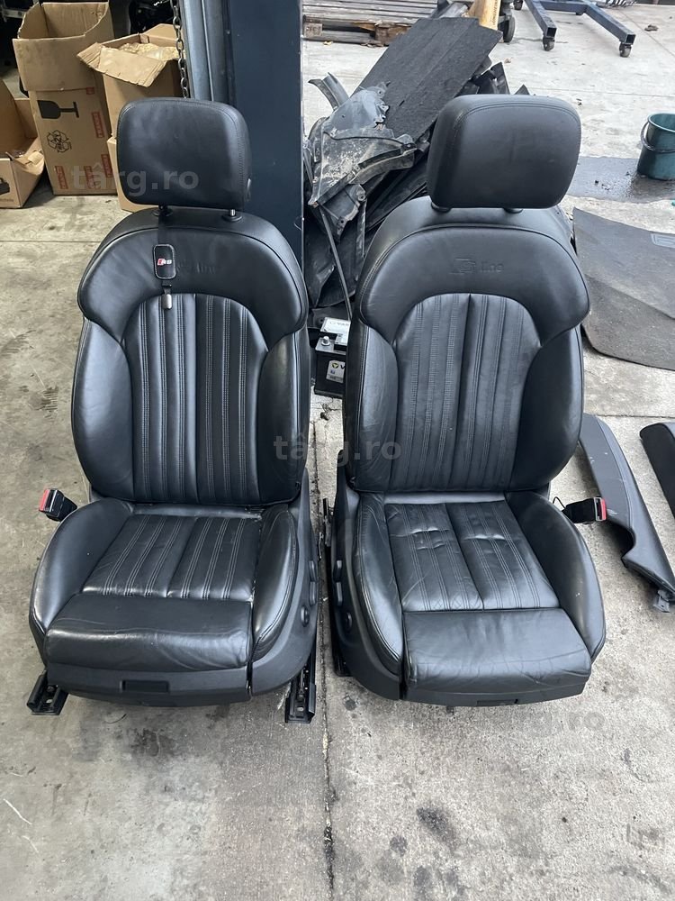 Scaune fata + bancheta + panouri Audi A7 A6 c7 4g S line piele