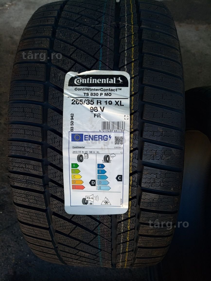 2 anvelope de iarna NOI Continental 265/35 R19 dot 4820 2