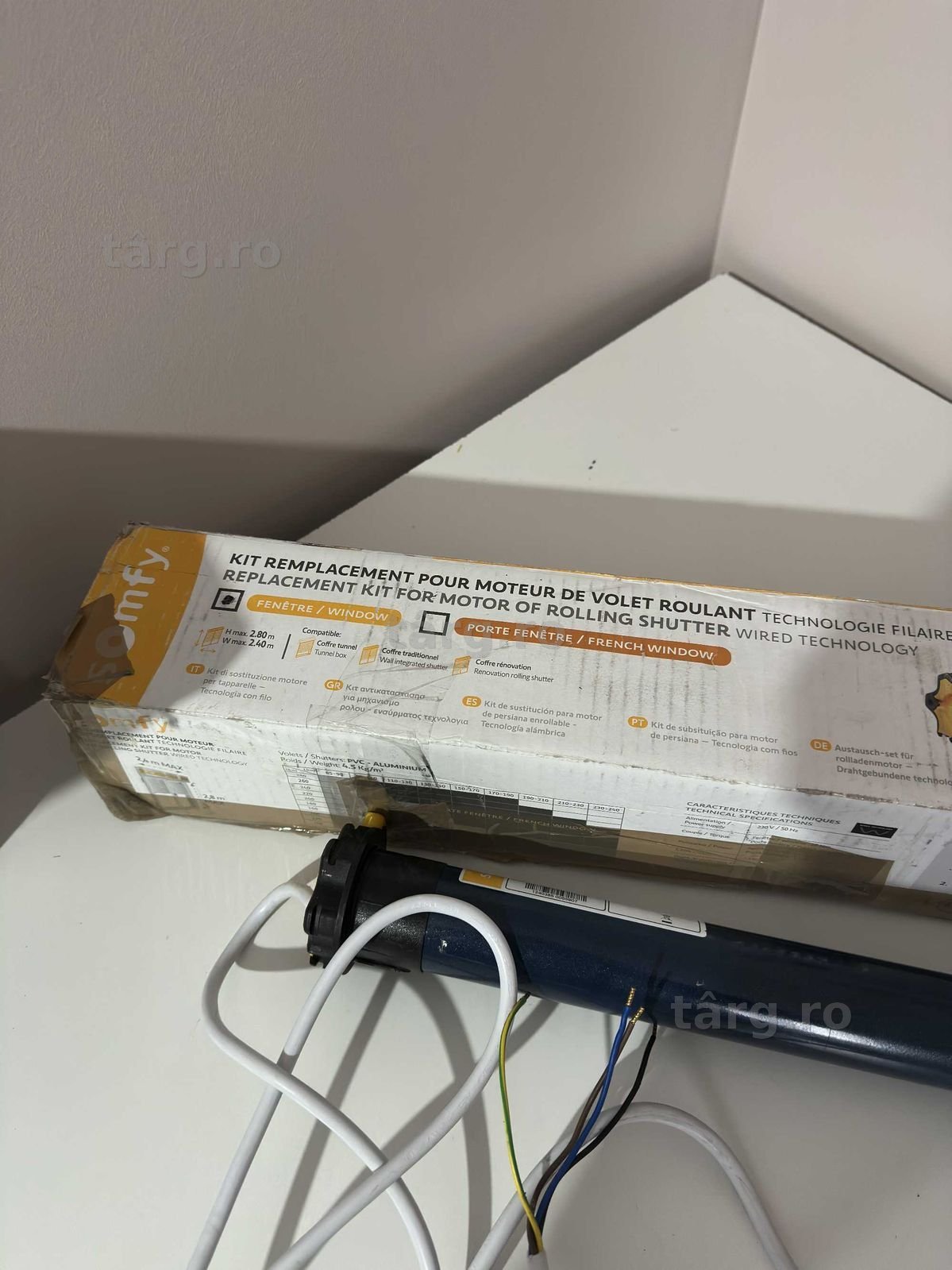 Motor rulou Somfy LT 50 Jet 10/17 2