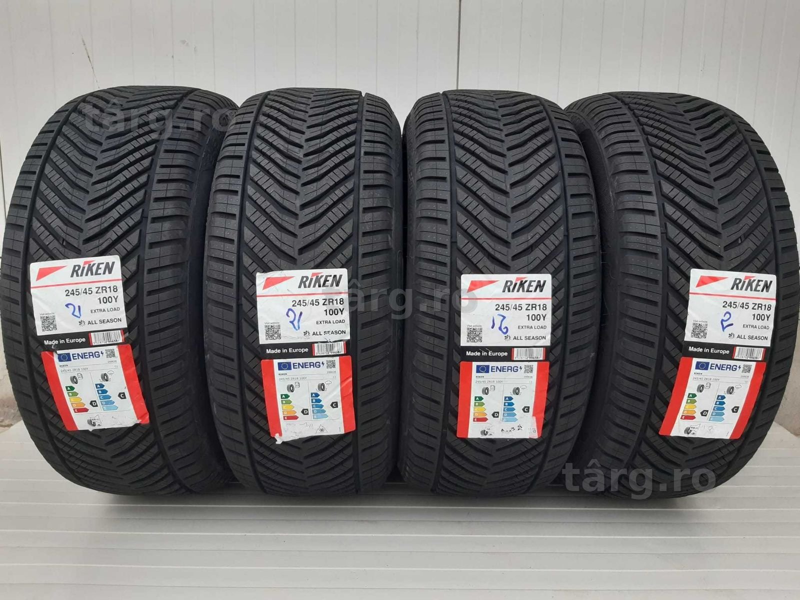 245/45 R18, 100Y, RIKEN All Season (By Michelin), anvelope mixte XL