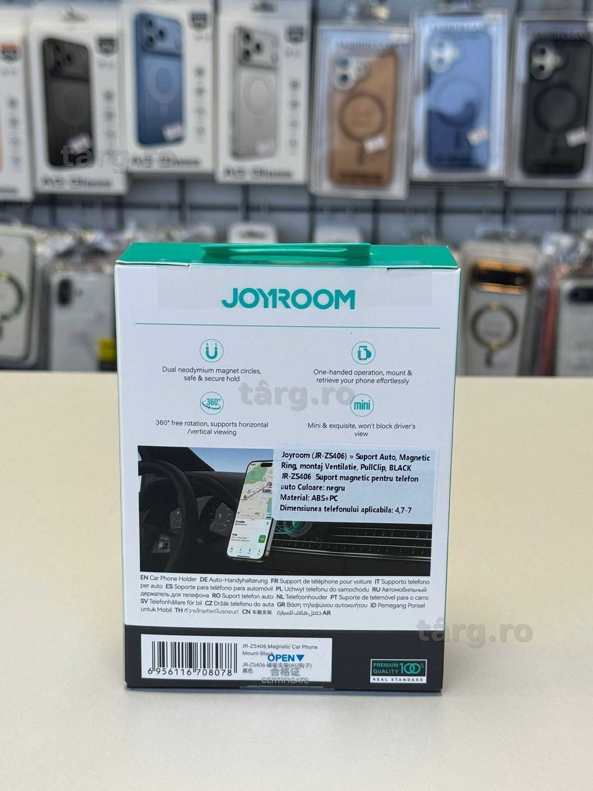 Suport auto universal pentru telefoane -Joyroom- prindere pentru grila 2