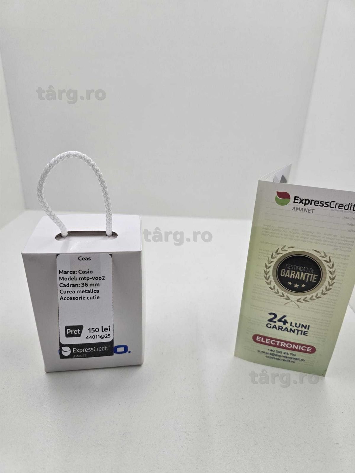 Ceas Casio MTP-VOO2 (Ag25 Belvedere B.44011)-Garantie 2 Ani!