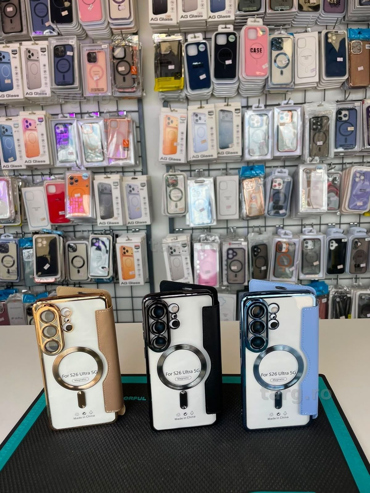 Husa tip carte cu magsafe pentru Samsung S26 Ultra