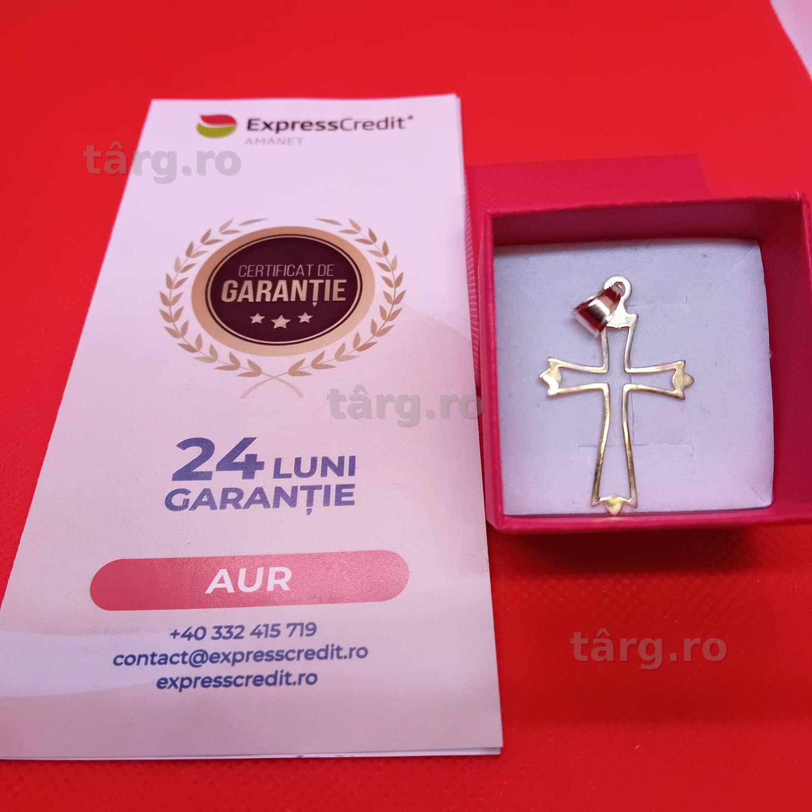 Pandantiv aur 14k0.88g (Ag4 Dacia B50866.2)-Garantie 2 Ani 3