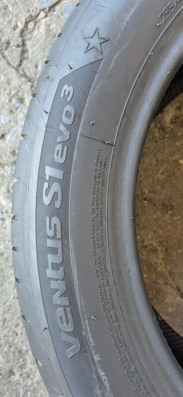 2 anvelope vara ca noi Hankook 255/45/18,dot 2023.Pretul este pe bucata 4