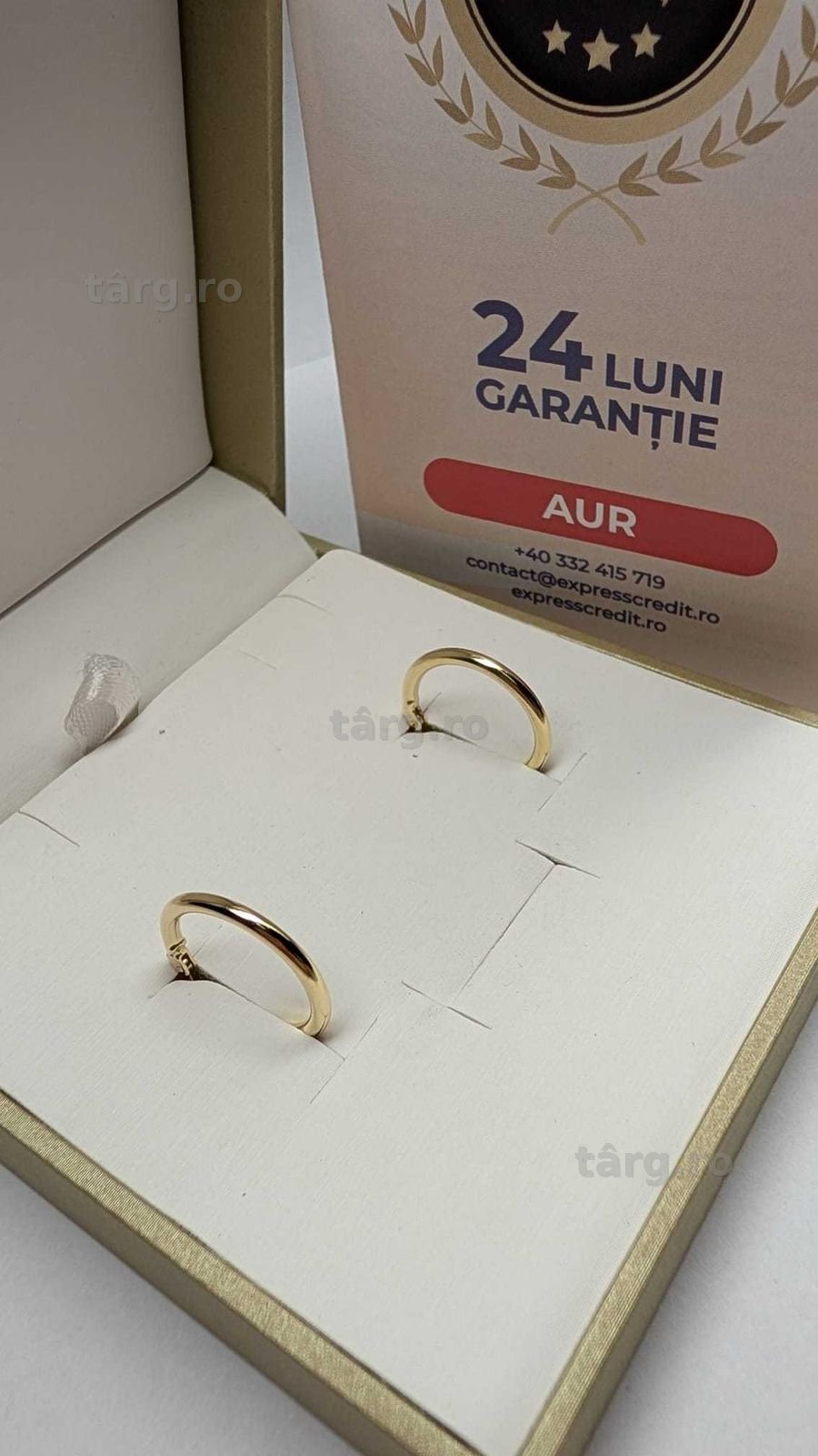 (AG42) Cercei Aur 14K 1.44g B:13908.1-Garantie 2 Ani!