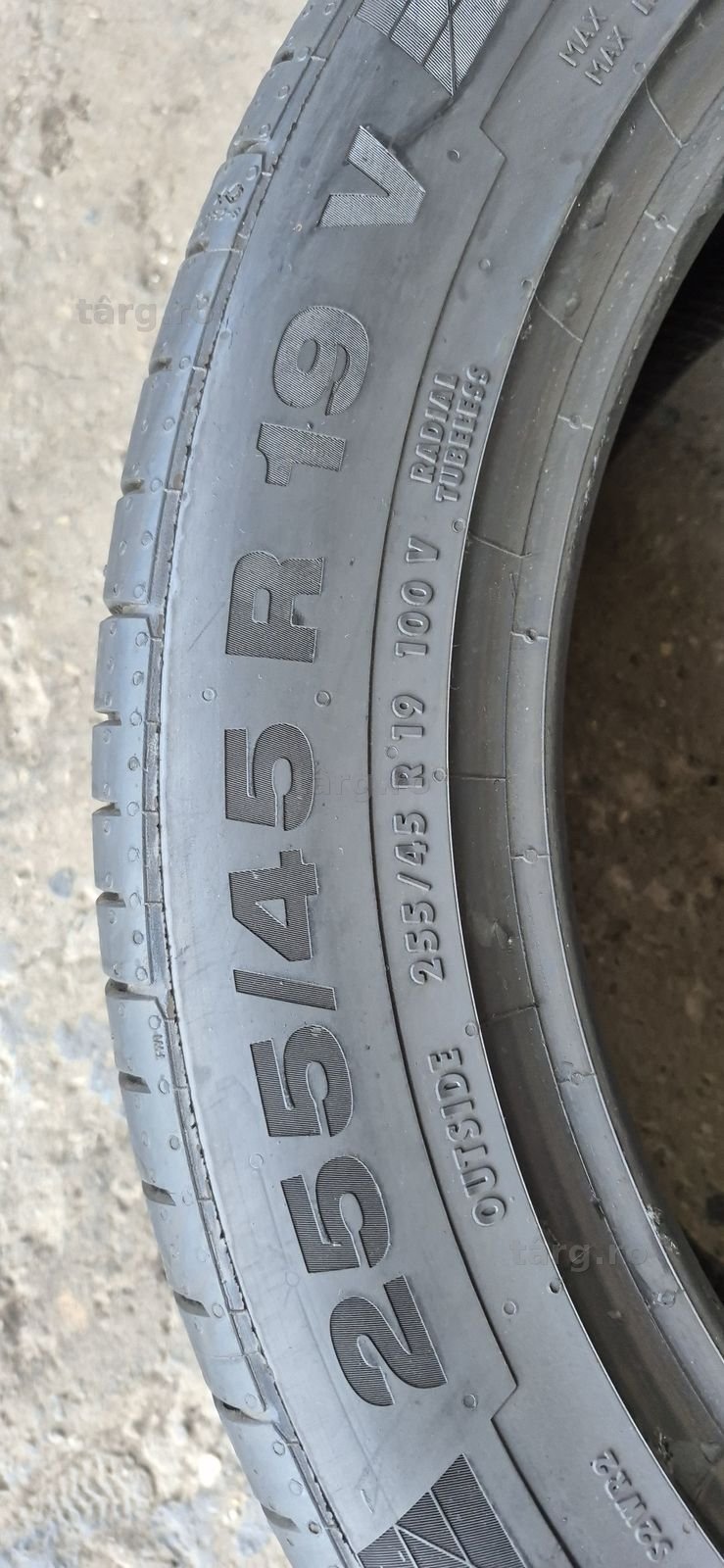 4 anvelope vara Continental 255/45/19,dot 2022.Pret/bucata. 6