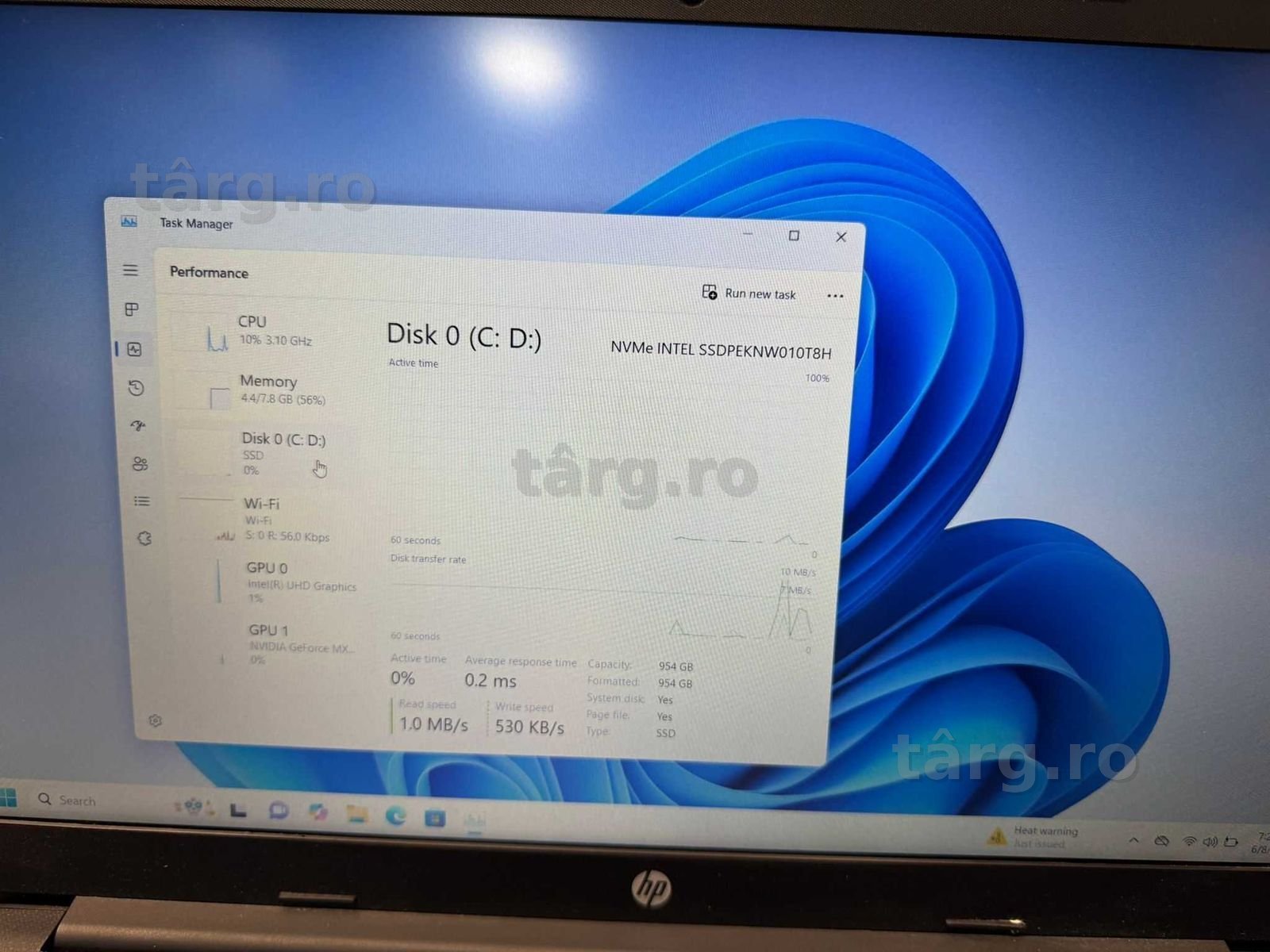 Hope Amanet P10/Laptop HP 15 i5 10th G1 1TB SSD 8GB RAM 2