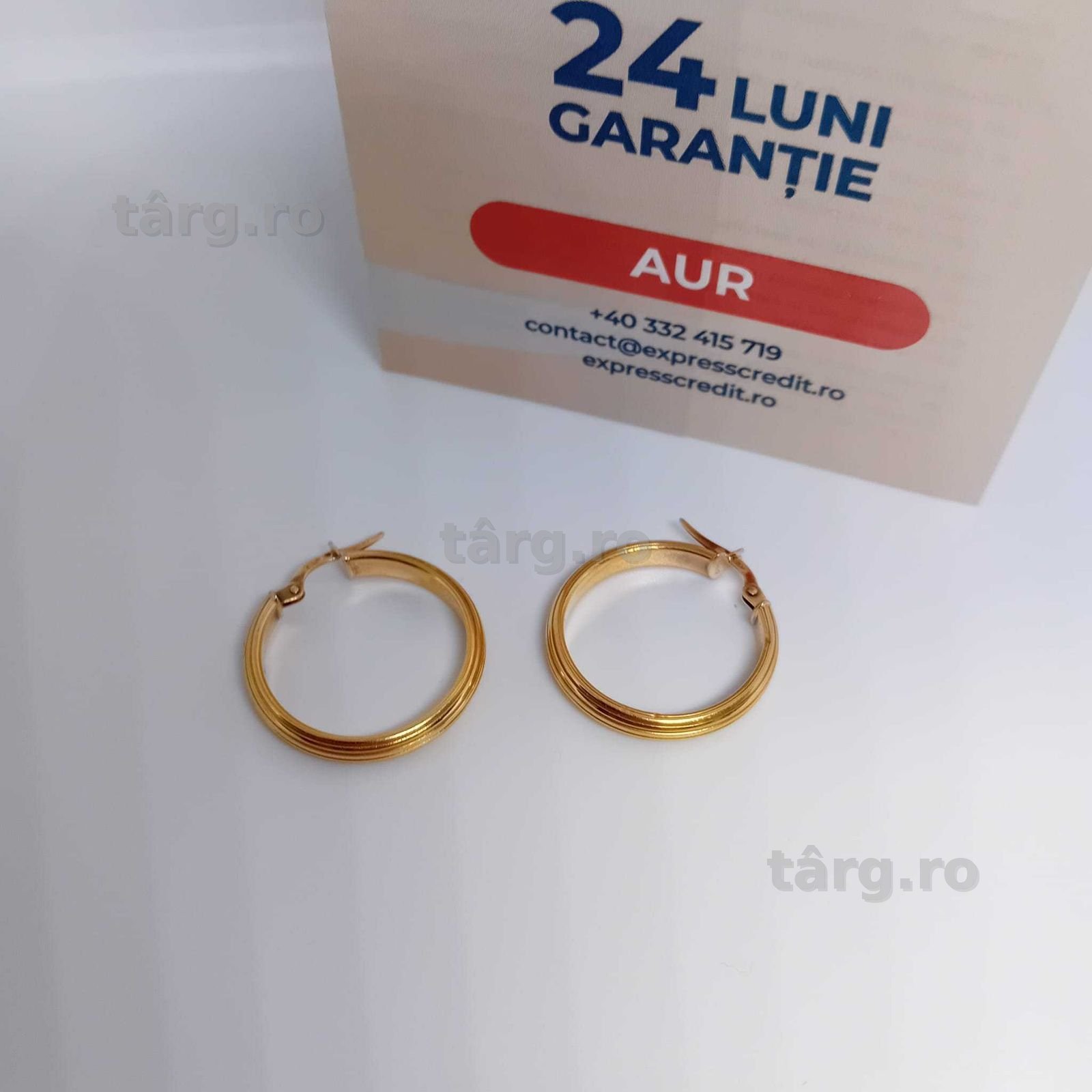 Cercei Aur 18K 2.16g (Ag4 Dacia B.51893.1) Garantie 2 ani 3