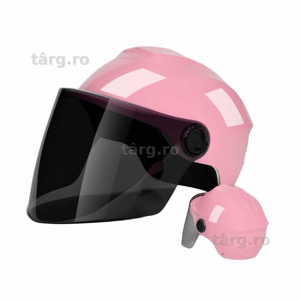 Casca Scuter/Bicicleta electrica unisex, marime universala, Roz