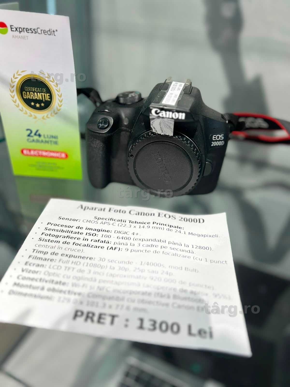(AG42 Roman) Aparat foto Canon B.13807 Garantie 2 ani