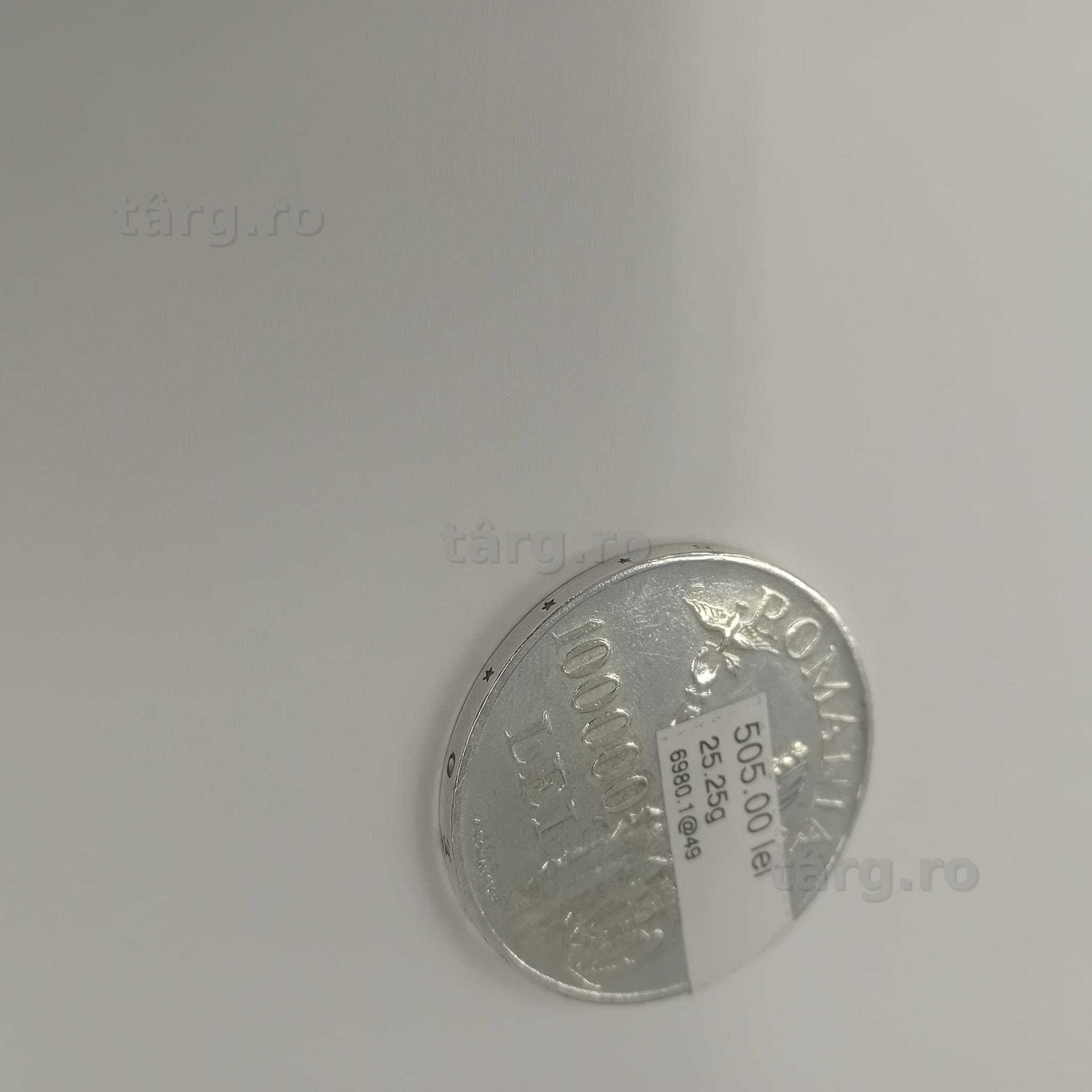 Moneda Argint Regele Mihai 1 (ag49 Esplanada b.6980) 2 ani garantie 4