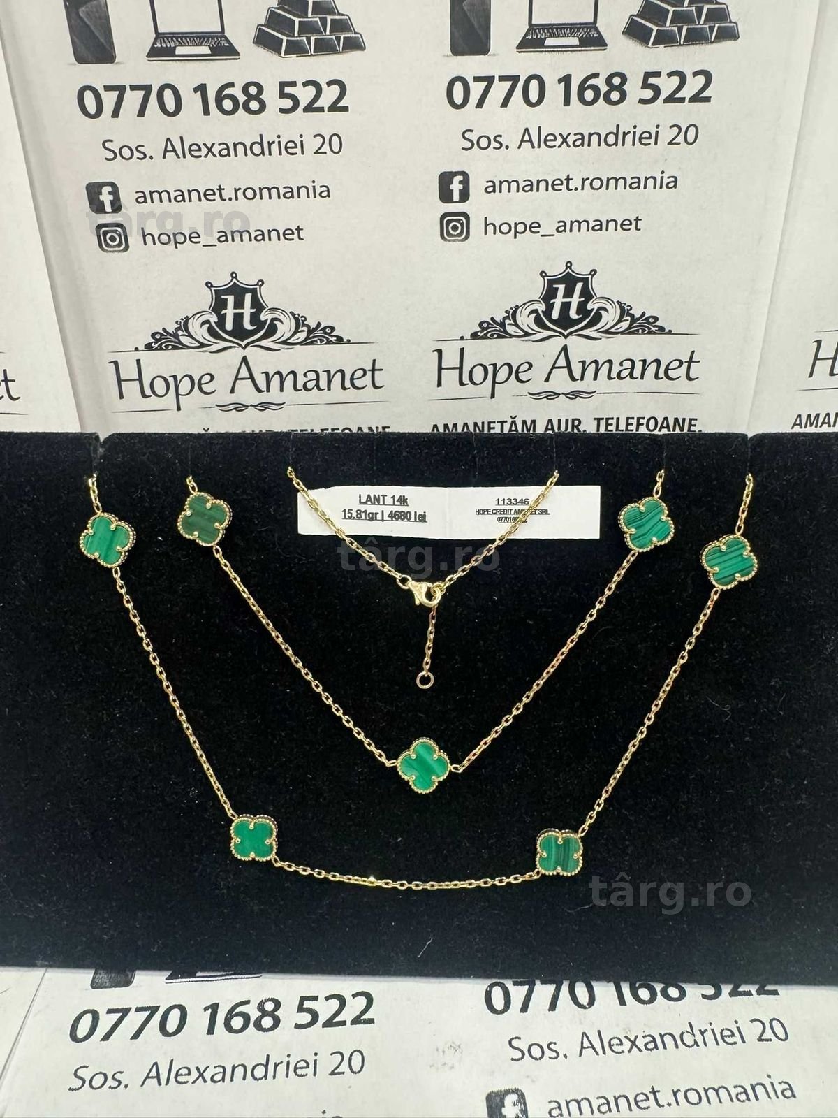 Hope Amanet P1/Lant din aur 14k/Cod 113346 2