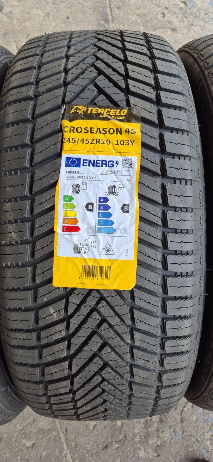 4 anvelope M+S noi Tercelo,fata 245/45/20,spate 275/40/20,dot 2026.Pretul este pe bucata. 2
