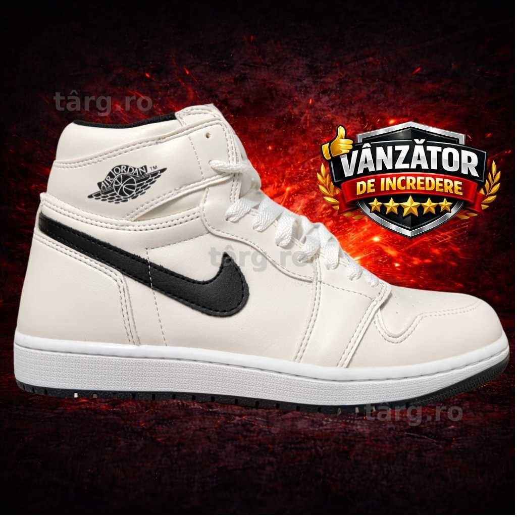 Adidasi Nike Air Jordan 1 Retro High OG Triple White