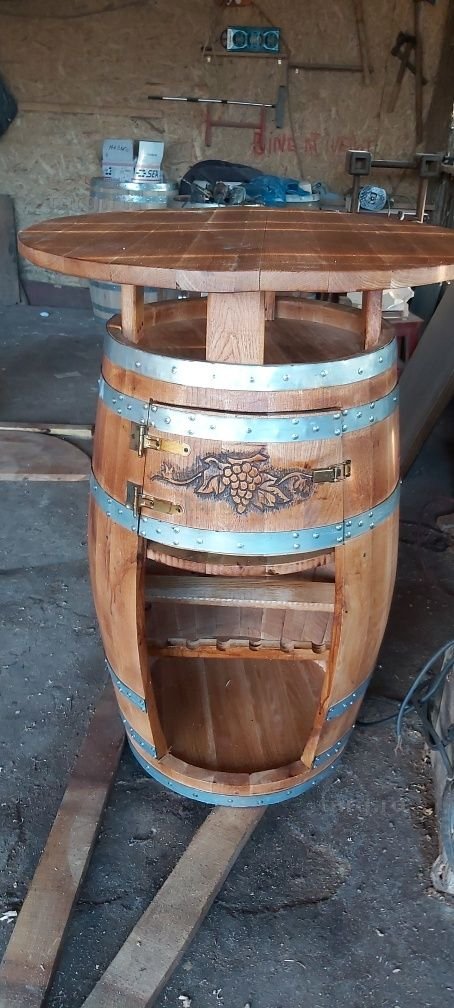 masa cu blat butoi 120cm h usa deschidere
