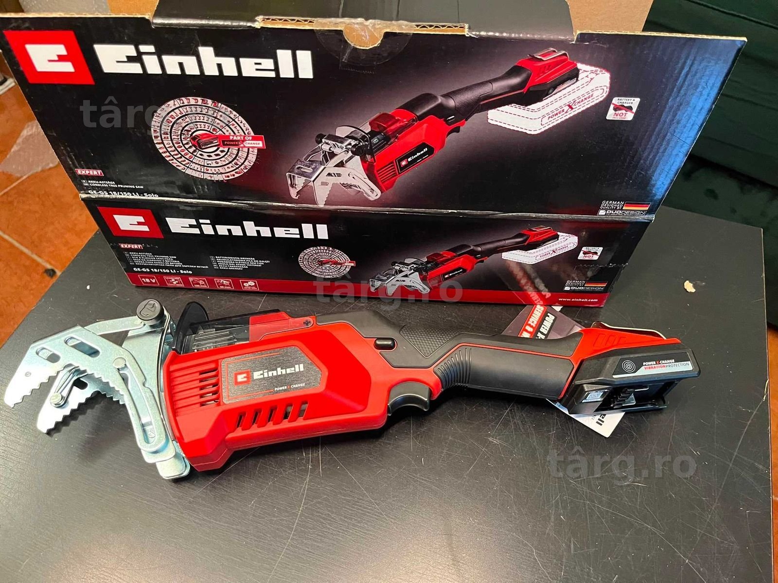 Fierăstrău circular fără fir Einhell GE-GS 18/150 Li-Solo -PXC | 18V | grosime de tăiere 100 mm | înălțime de ridicare 20 mm