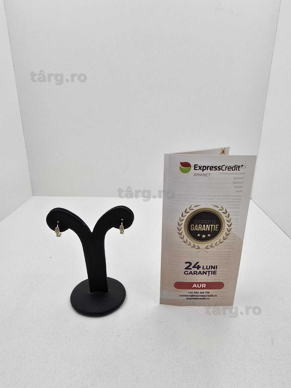 Cercei aur 14K 2.41gr (Ag25 Belvedere B.41756.1)-Garantie 2 Ani!